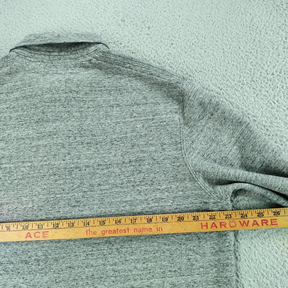 Relwen Sweater Mens XL Gray Henley Knit Long Sleeve Collared Pocket Stretch - Picture 13 of 16
